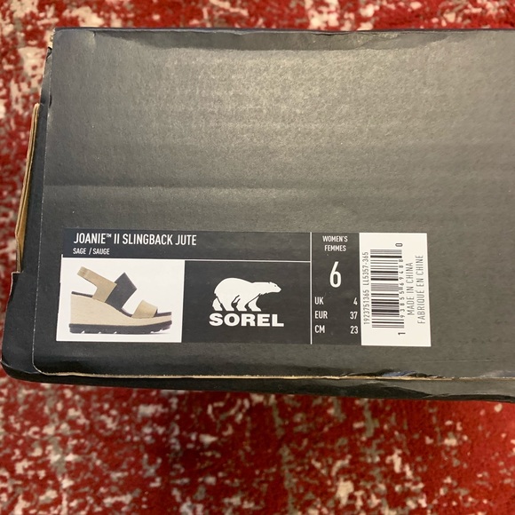 sorel joanie slingback jute